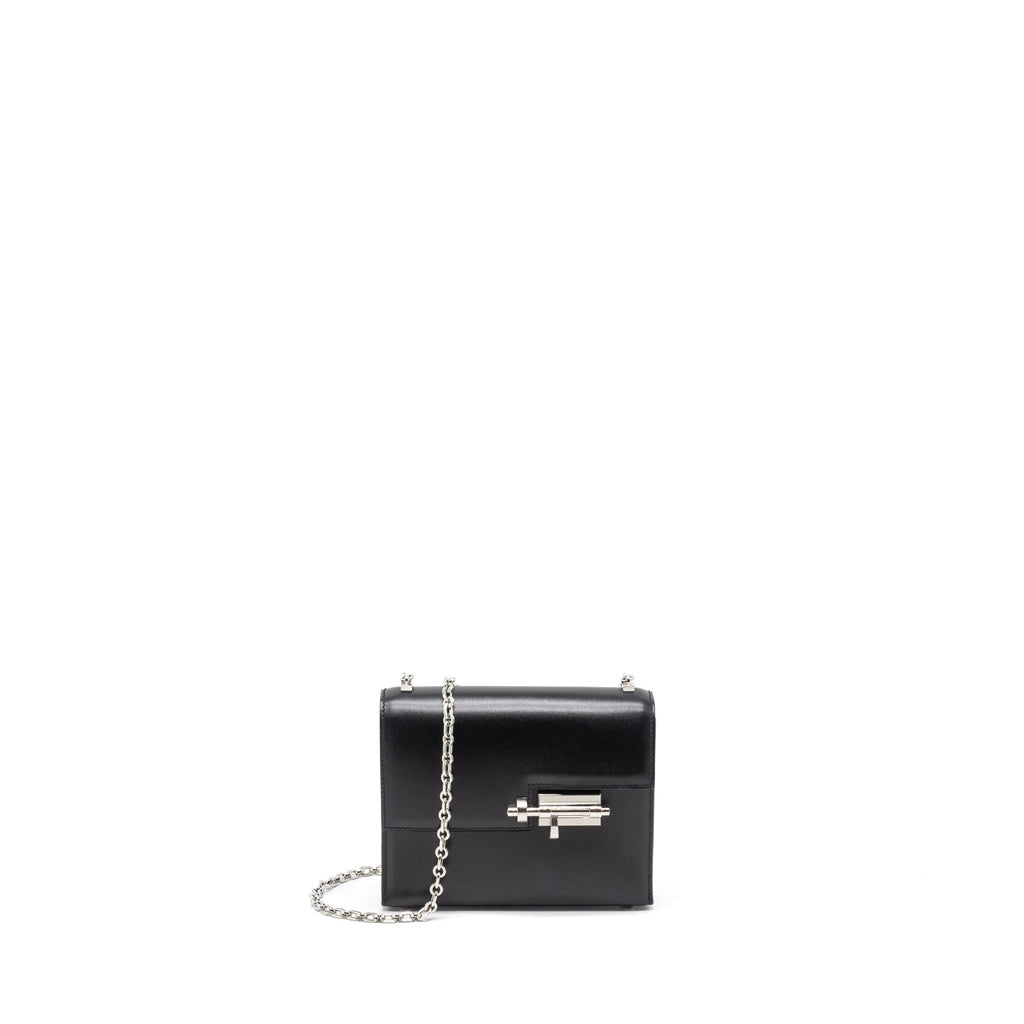 HERMES MINI VERROU BOX BLACK SHW