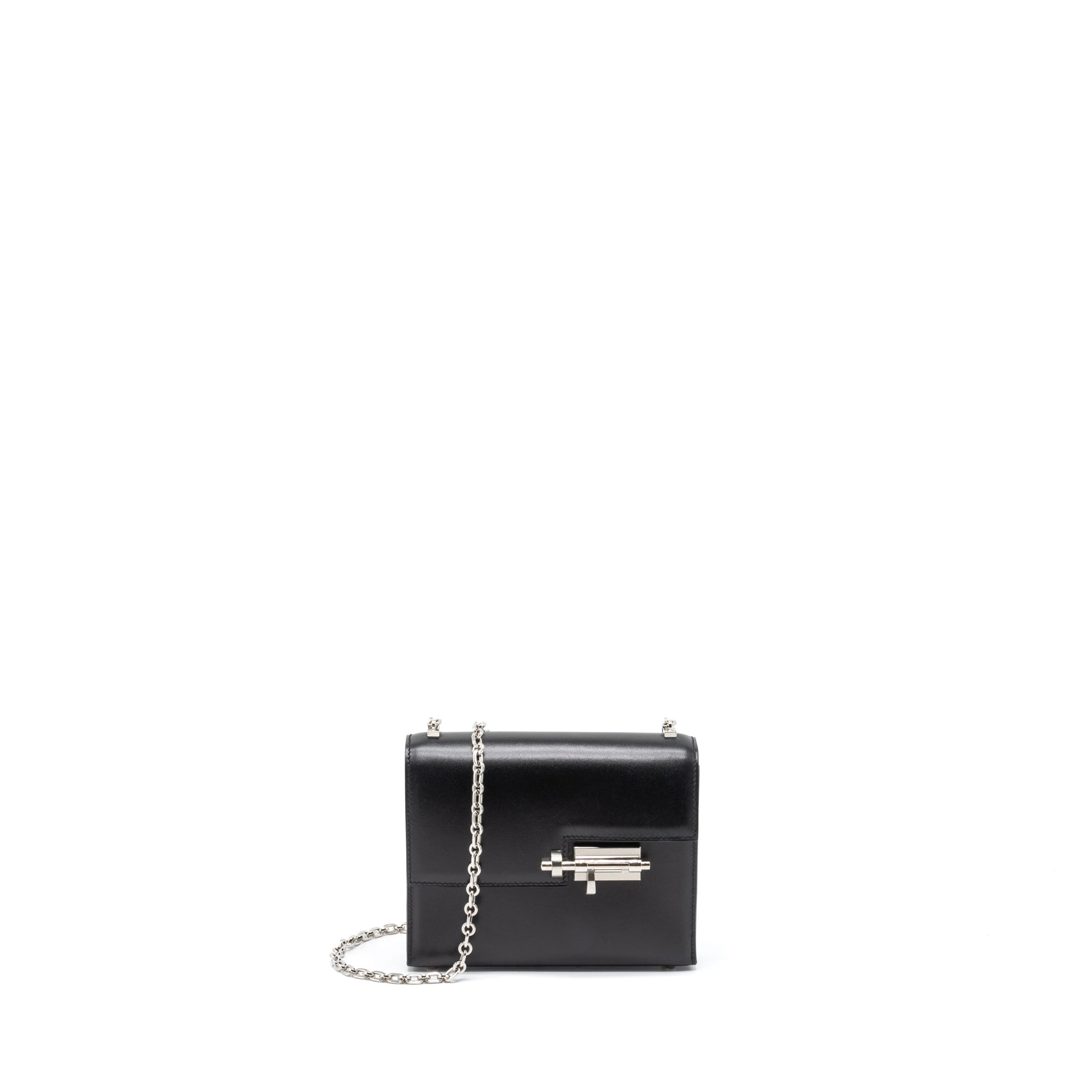 HERMES MINI VERROU BOX BLACK SHW