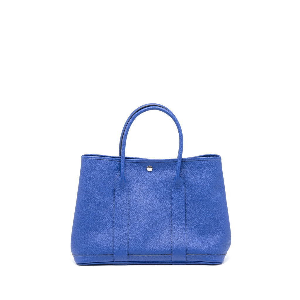 HERMES GARDEN PARTY 36 NEGONDA BLUE ELECTRIC SHW