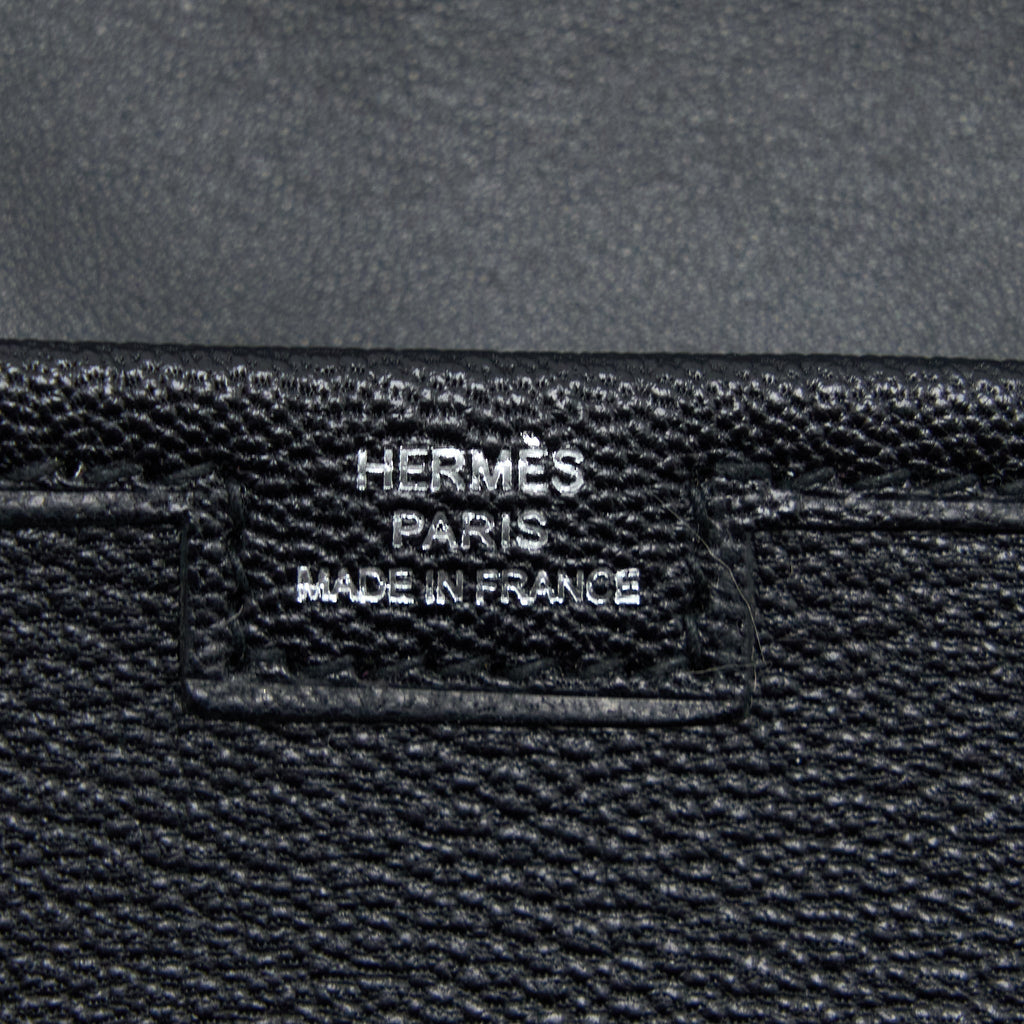HERMES JIGE ELAN 29 CHÈVRE CHANDRA BLACK