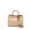 DIOR DIORISSIMO BAG CALFSKIN BEIGE/PINK SHW