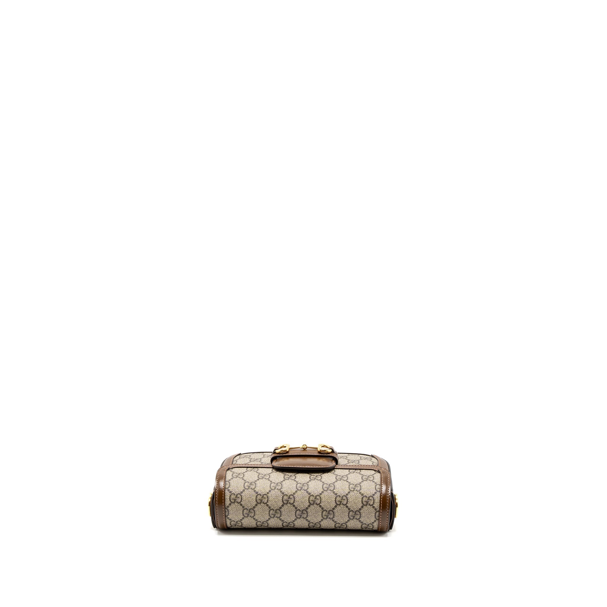 GUCCI HORSEBIT 1955 MINI BAG GG SUPREME CANVAS GHW