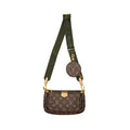 LOUIS VUITTON MULTI POCHETTE ACCESSORIES MONOGRAM CANVAS KHAKI STRAP GHW