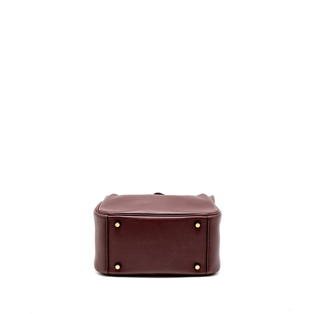 HERMES MINI LINDY SWIFT BORDEAUX GHW