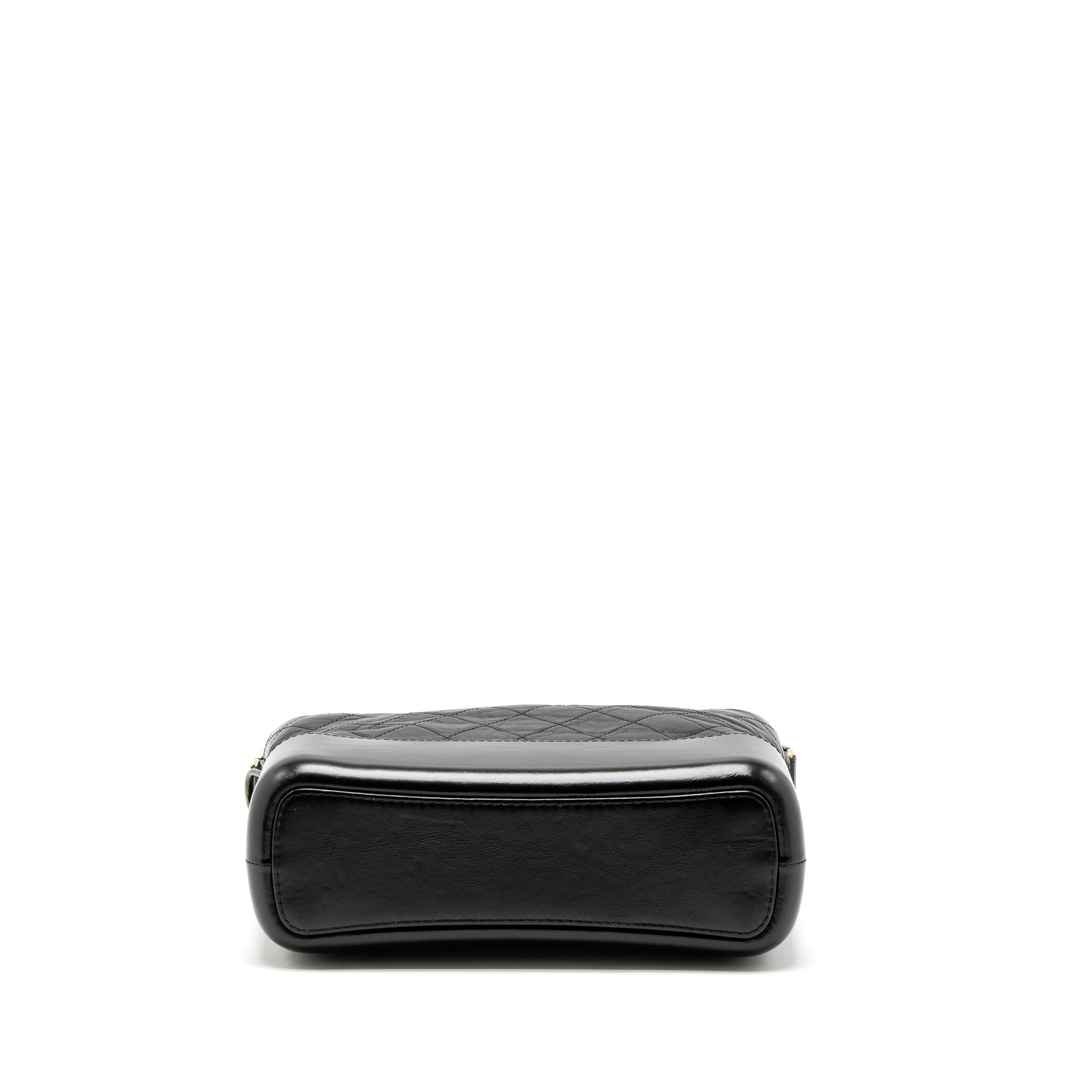CHANEL LARGE GABRIELLE HOBO BAG AGED CALFSKIN BLACK MULTICOLOUR HARDWARE