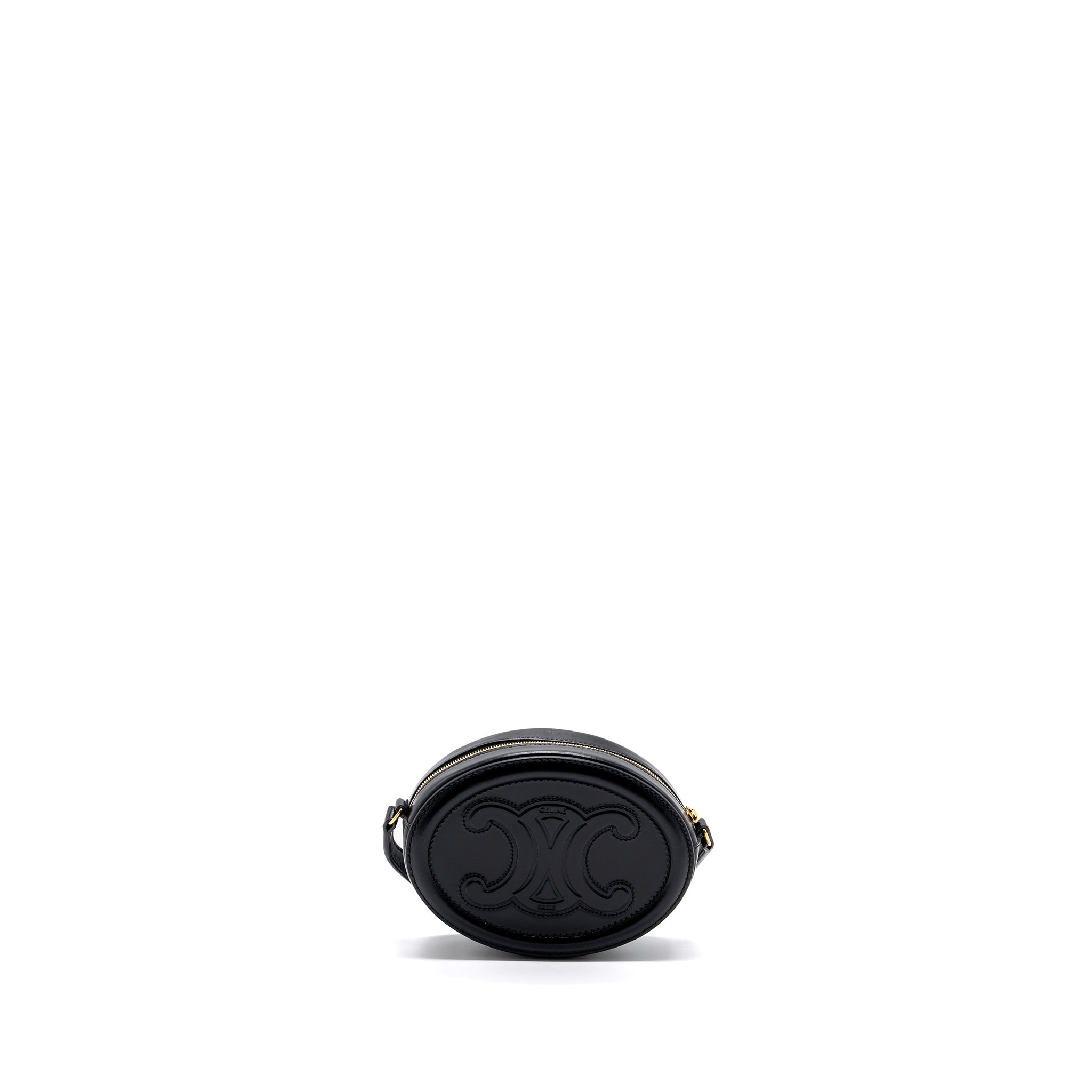 CELINE OVAL BAG CUIR TRIUMPHED CALFSKIN BLACK GHW