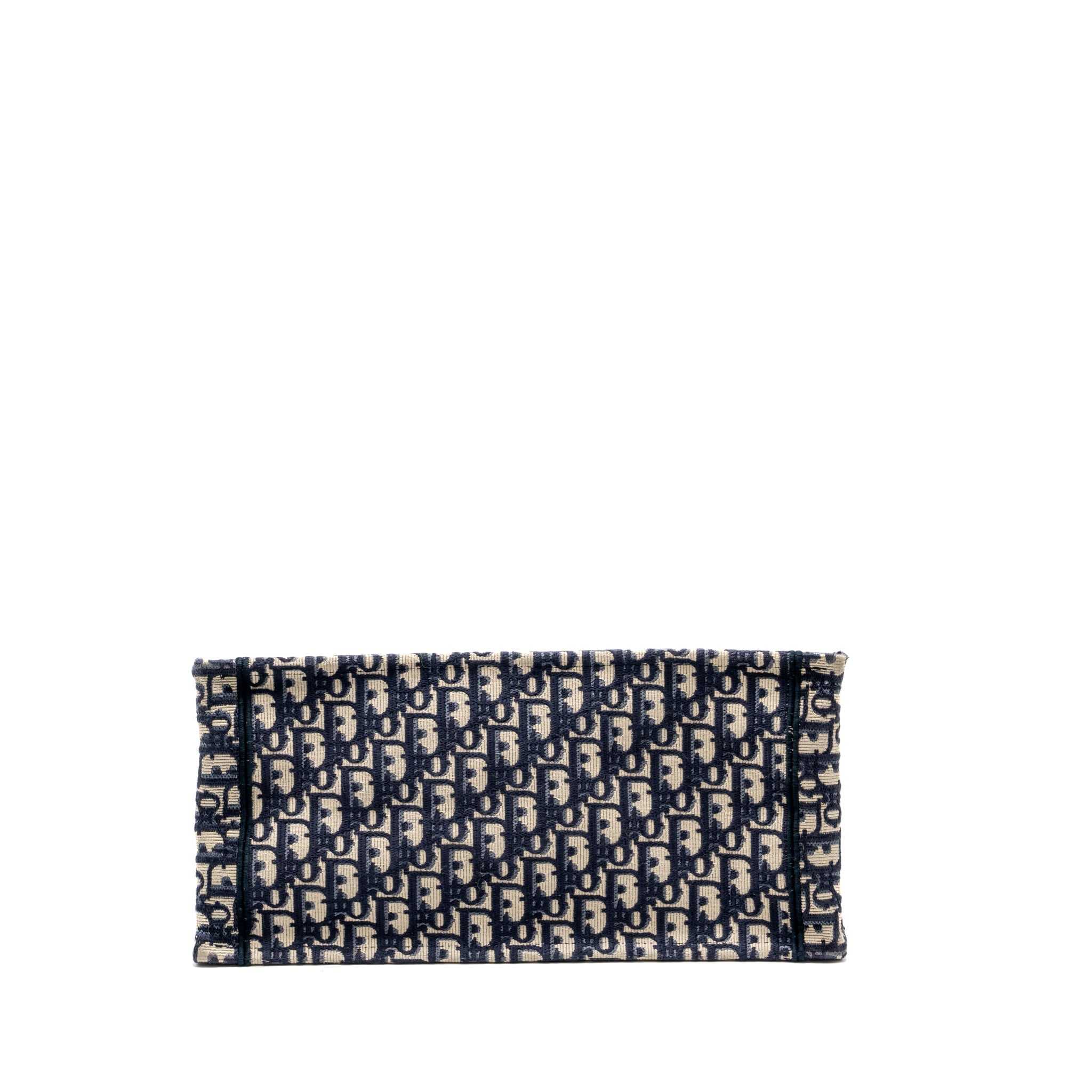 DIOR MEDIUM BOOK TOTE DIOR OBLIQUE EMBROIDERY BLUE