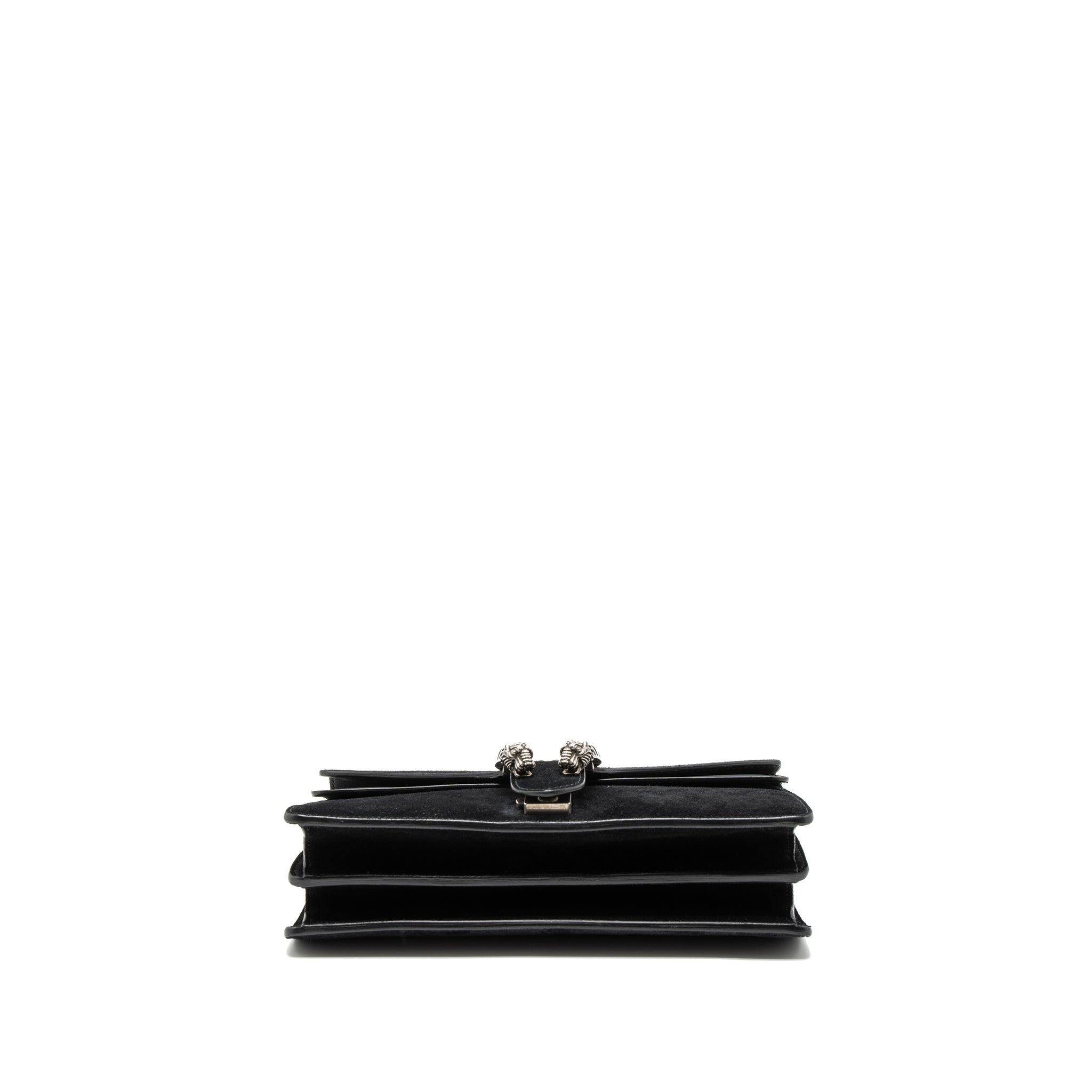 GUCCI SMALL DIONYSUS BAG SUEDE BLACK SHW