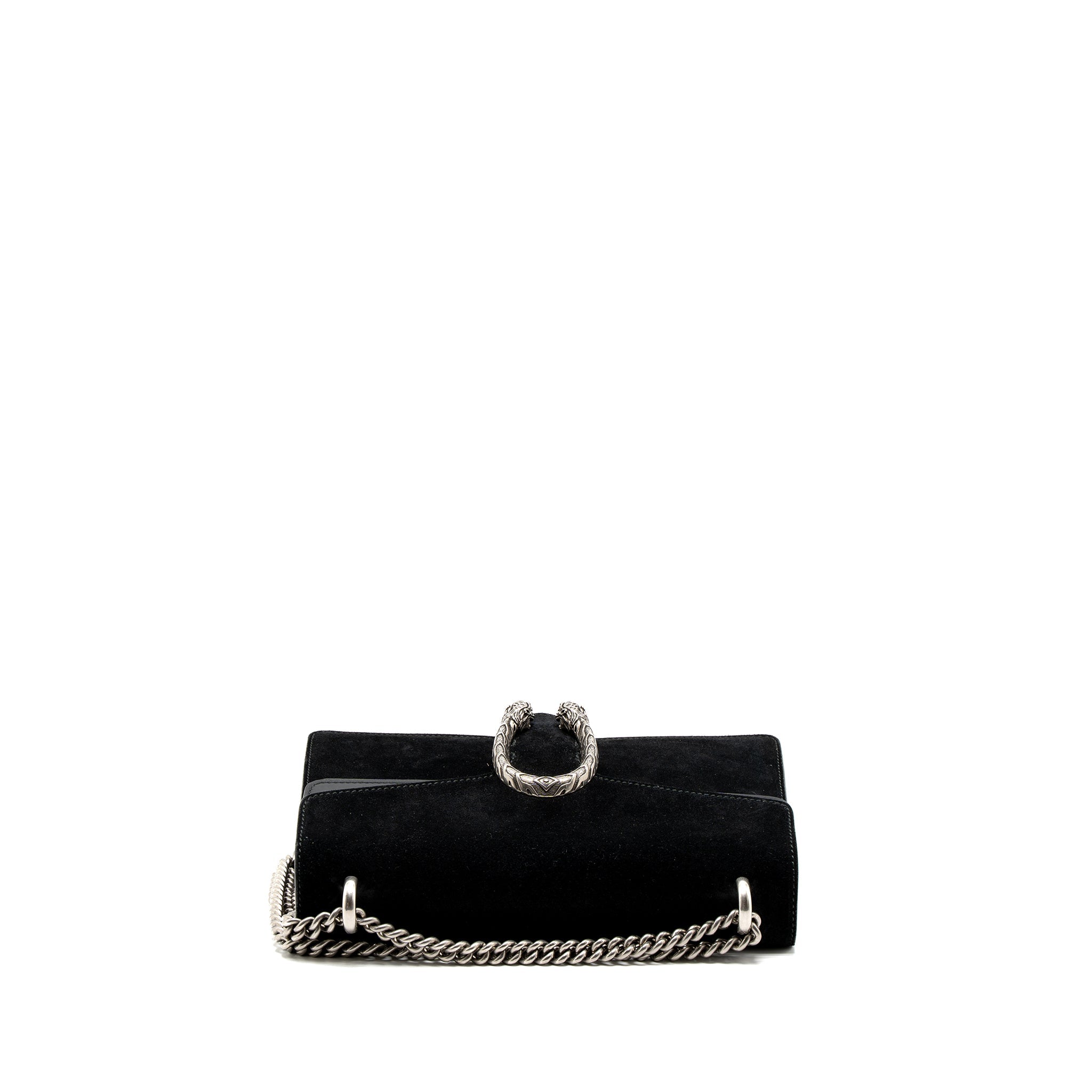 GUCCI SMALL DIONYSUS BAG SUEDE BLACK SHW