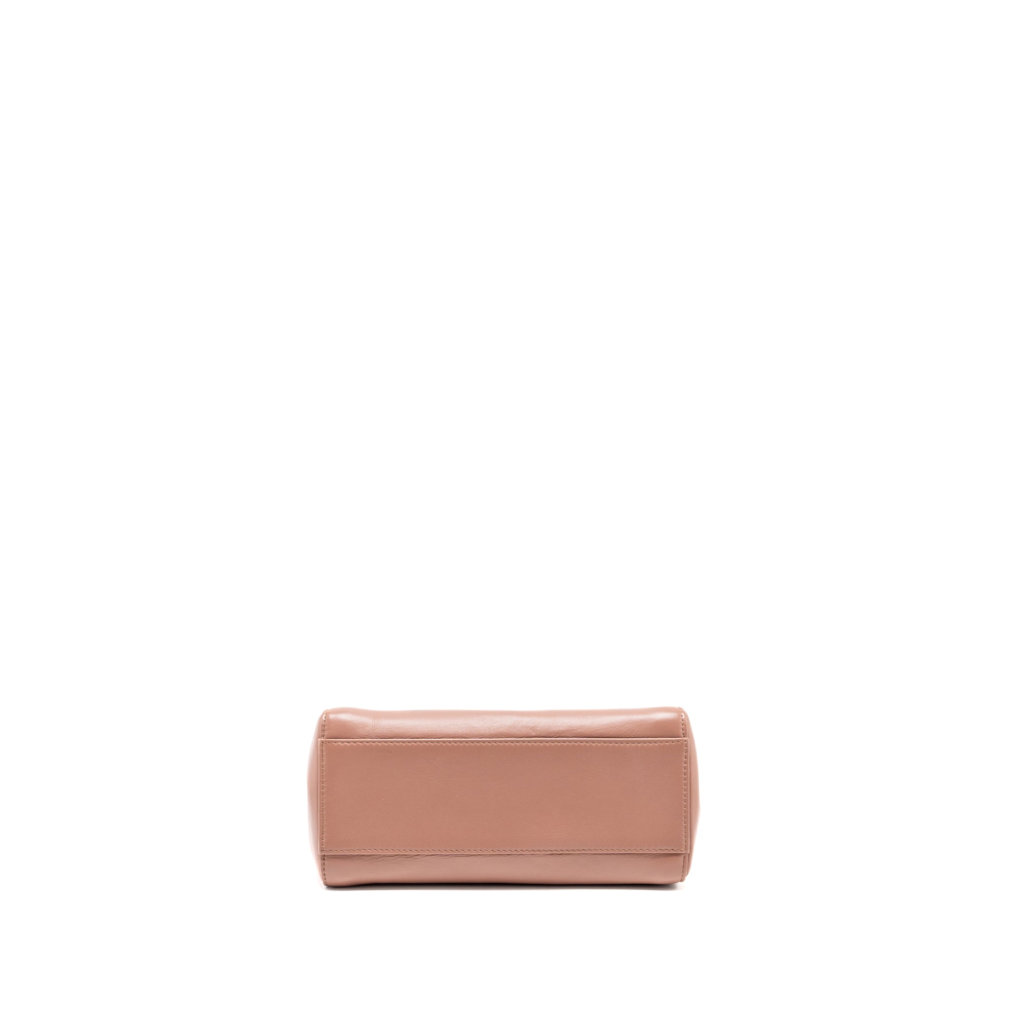 FENDI MINI PEEKABOO BAG LAMBSKIN DARK PINK SHW