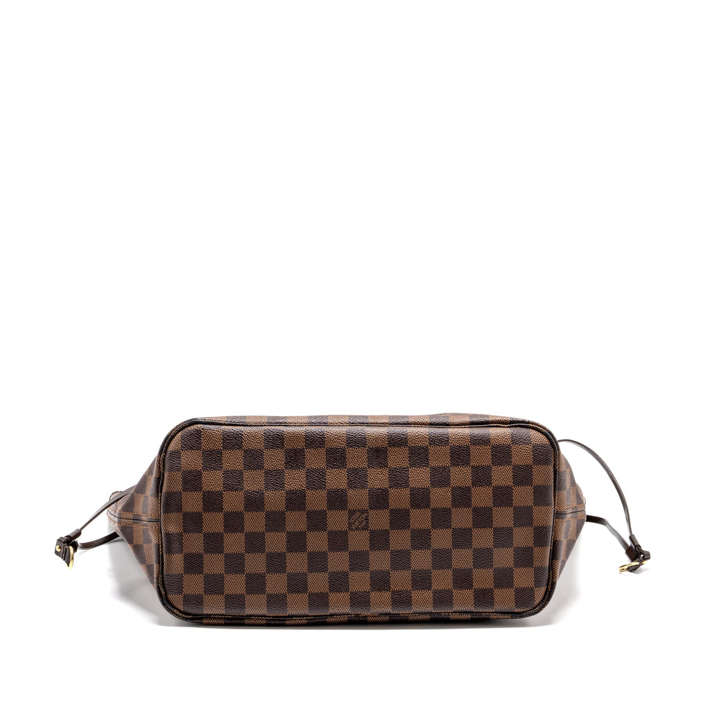 LOUIS VUITTON NEVERFULL MM DENIER EBENE CANVAS GHW