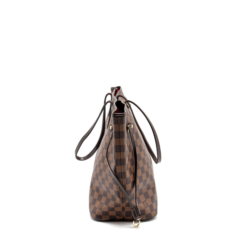 LOUIS VUITTON NEVERFULL MM DENIER EBENE CANVAS GHW
