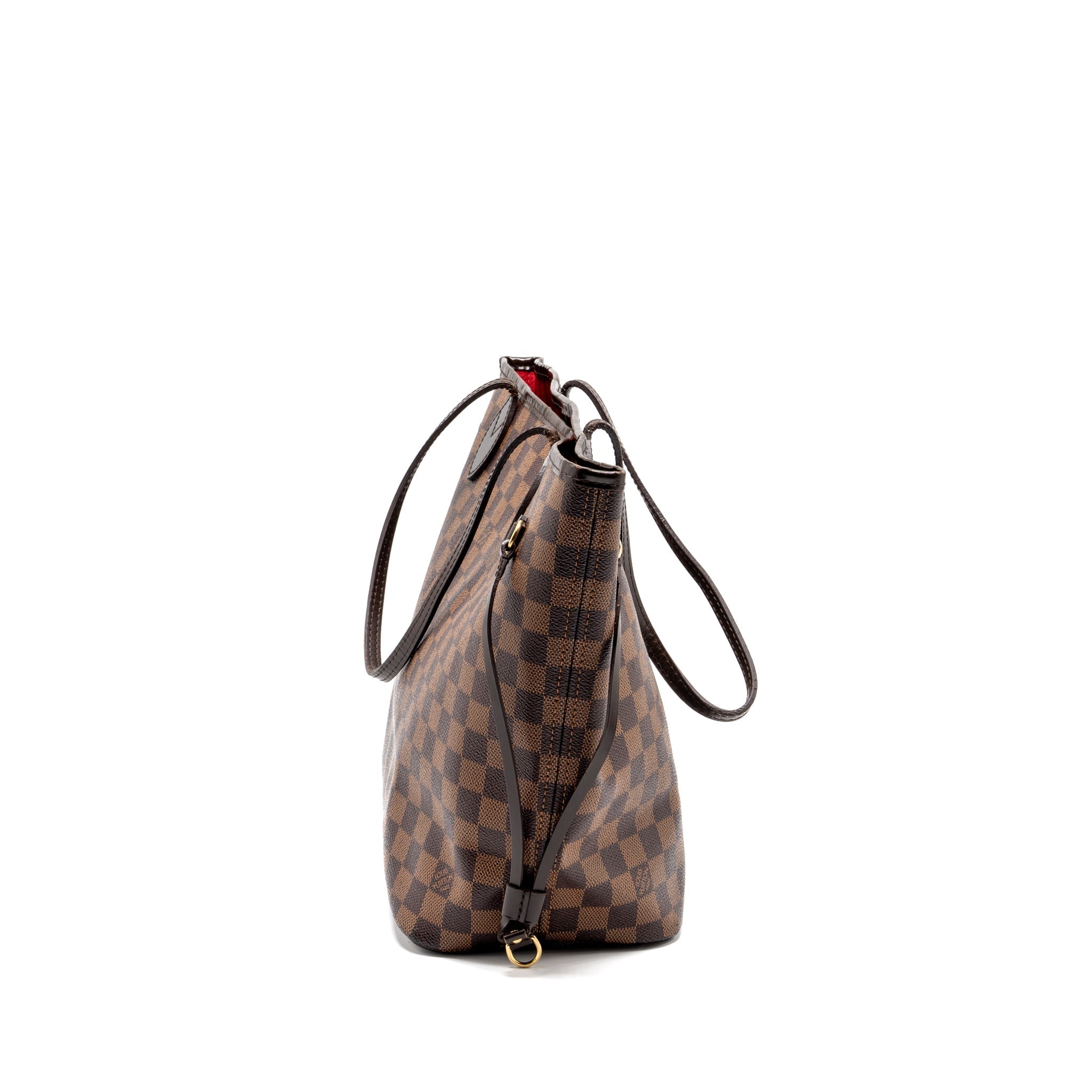 LOUIS VUITTON NEVERFULL MM DENIER EBENE CANVAS GHW