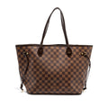 LOUIS VUITTON NEVERFULL MM DENIER EBENE CANVAS GHW