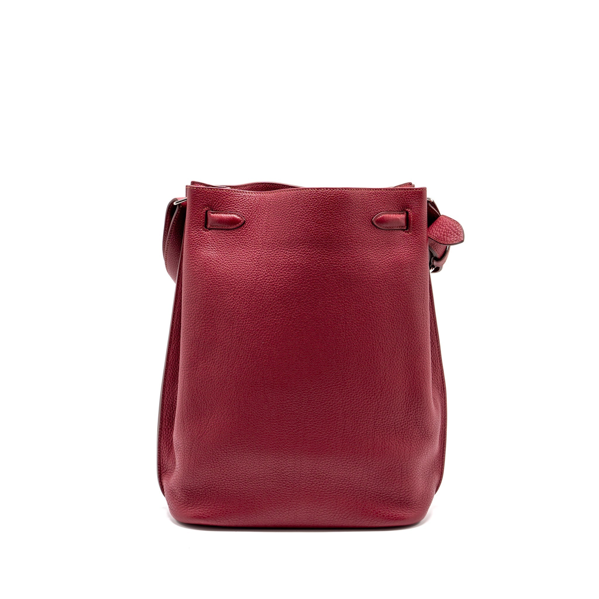 HERMES SO KELLY 26 CLEMENCE ROUGE GRENAT SHW
