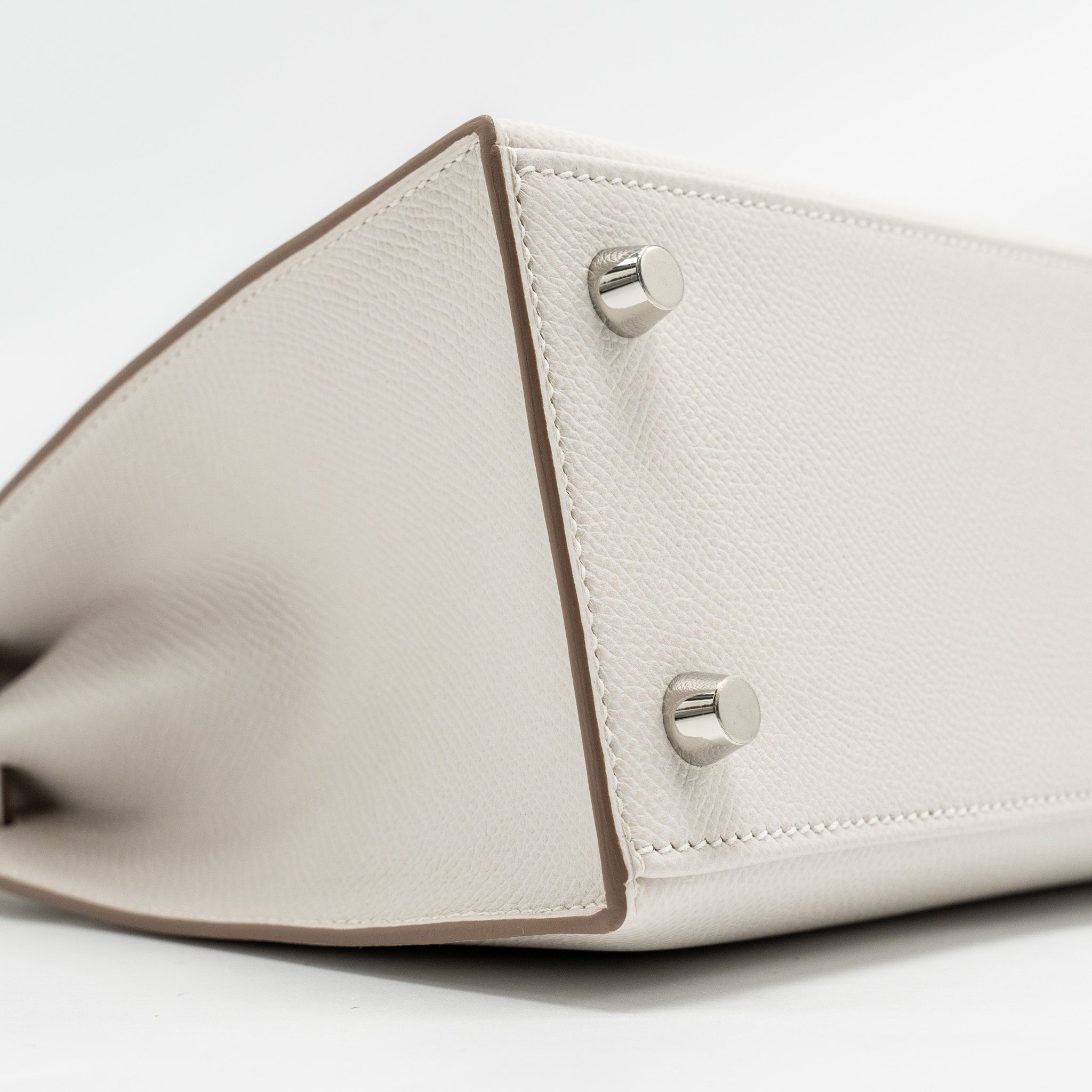 HERMES KELLY 25 EPSOM GRIS PALE SHW