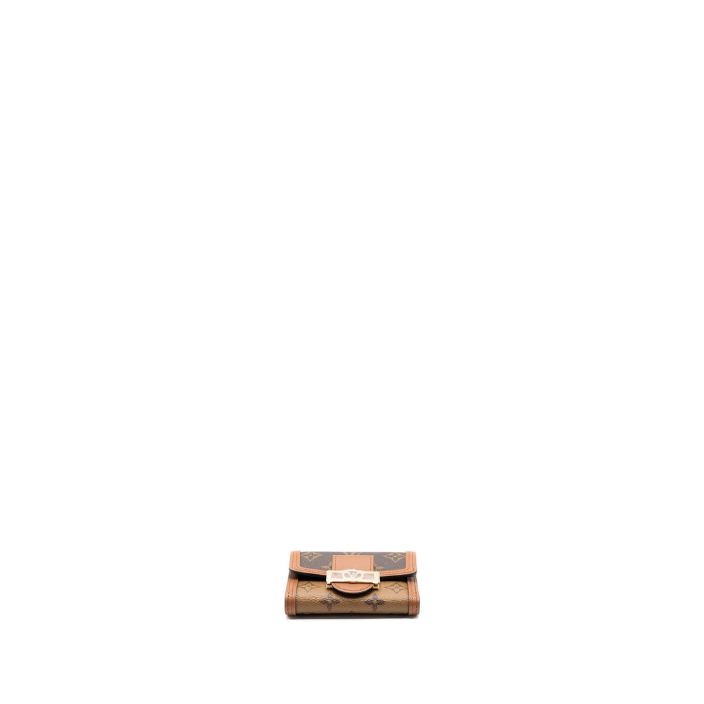 LOUIS VUITTON DAUPHINE COMPACT WALLET MONOGRAM CANVAS GHW