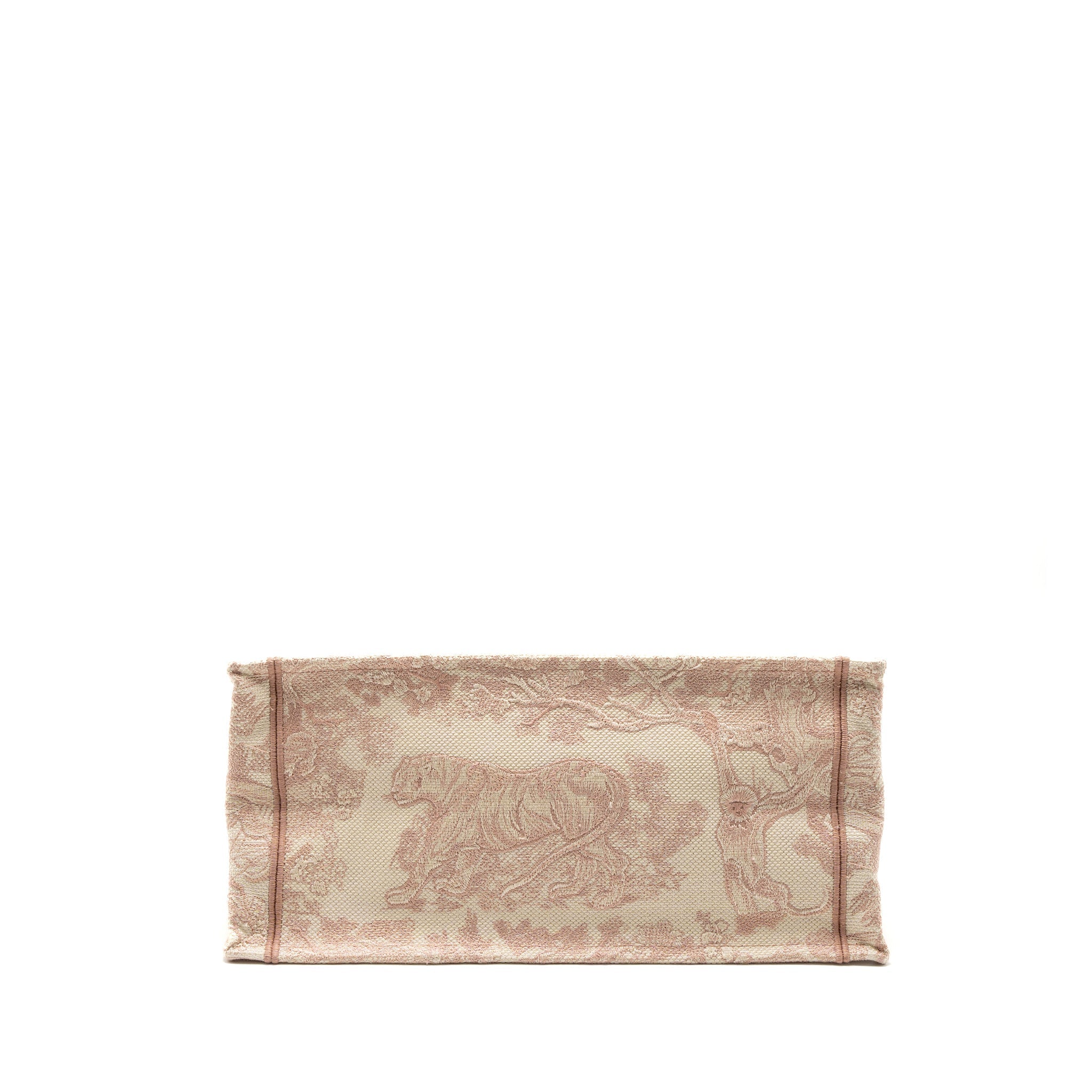 DIOR MEDIUM BOOK TOTE BAG PINK TOILE DE JOUY EMBROIDERY