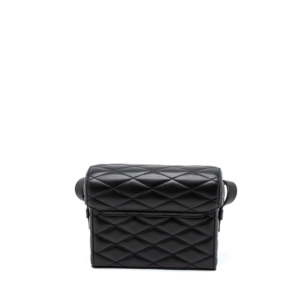 SAINT LAURENT JUNE BOX BAG LAMBSKIN BLACK GHW