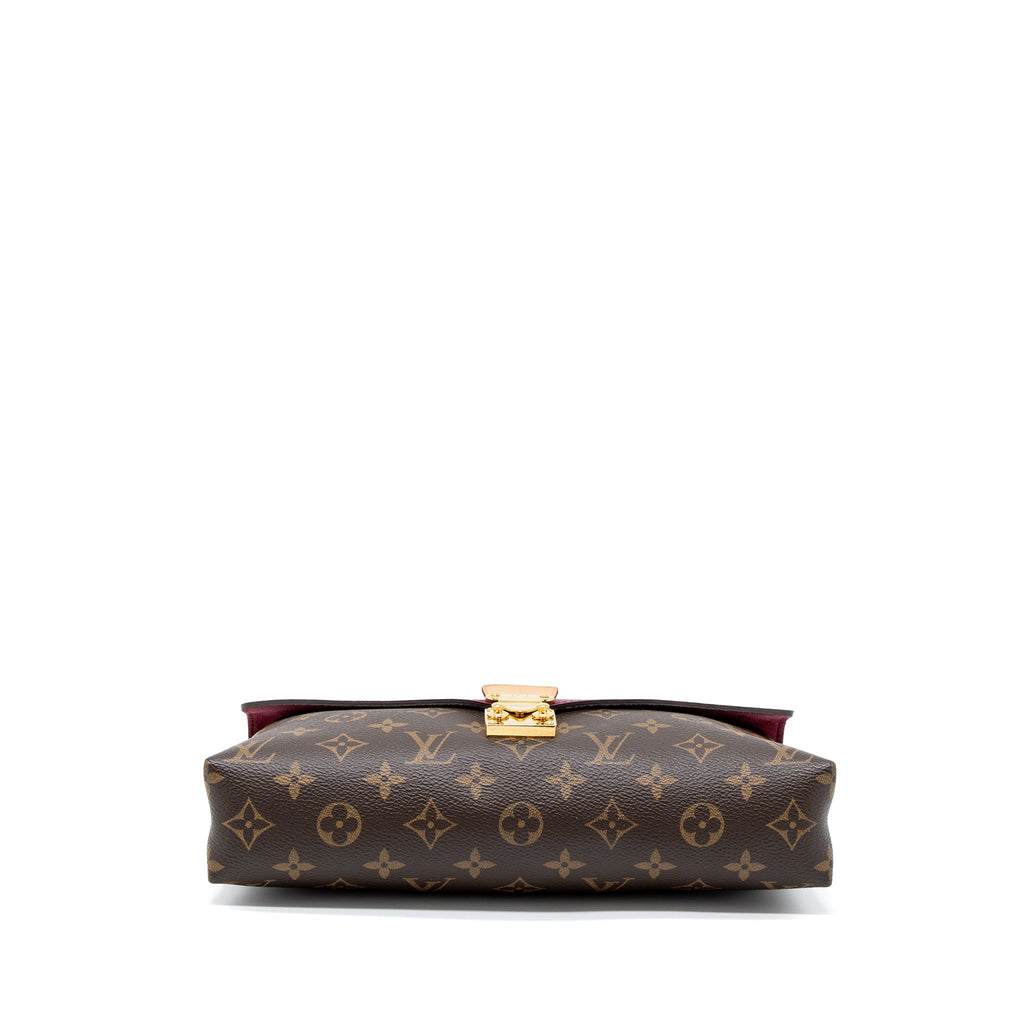LOUIS VUITTON PALLAS CHAIN BAG MONOGRAM CANVAS/AURORE GHW