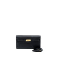 HERMES CLASSIC KELLY TO GO EPSOM BLACK GHW