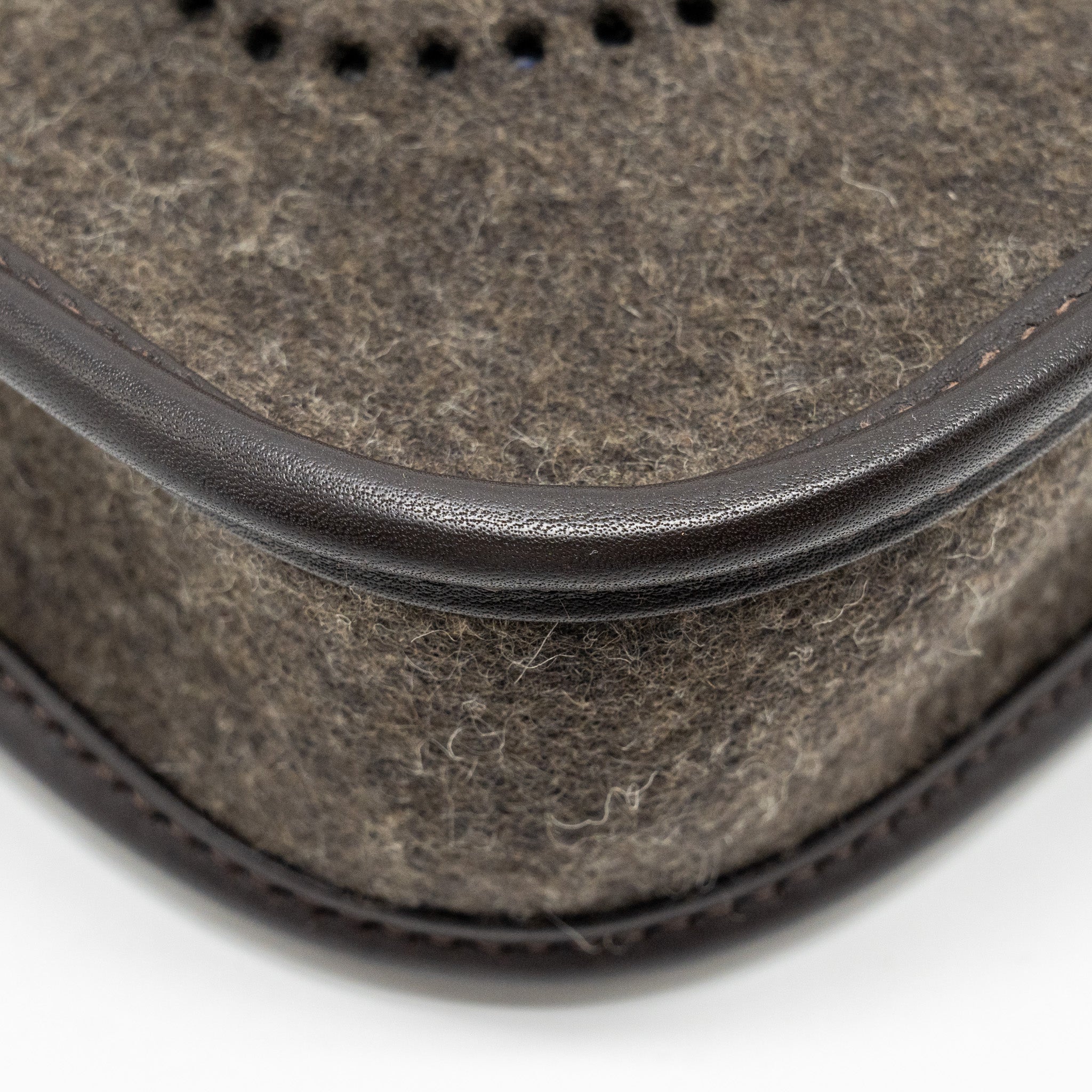 HERMES MINI EVELYNE FEUTRE/SWIFT/SANGLE WOOL EBENE