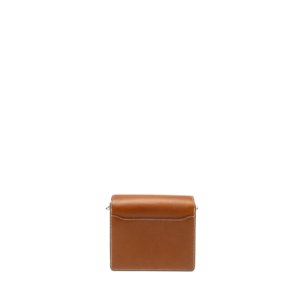 HERMES MINI ROULIS BARENIA FAUBOURG 34 FAUVE SHW