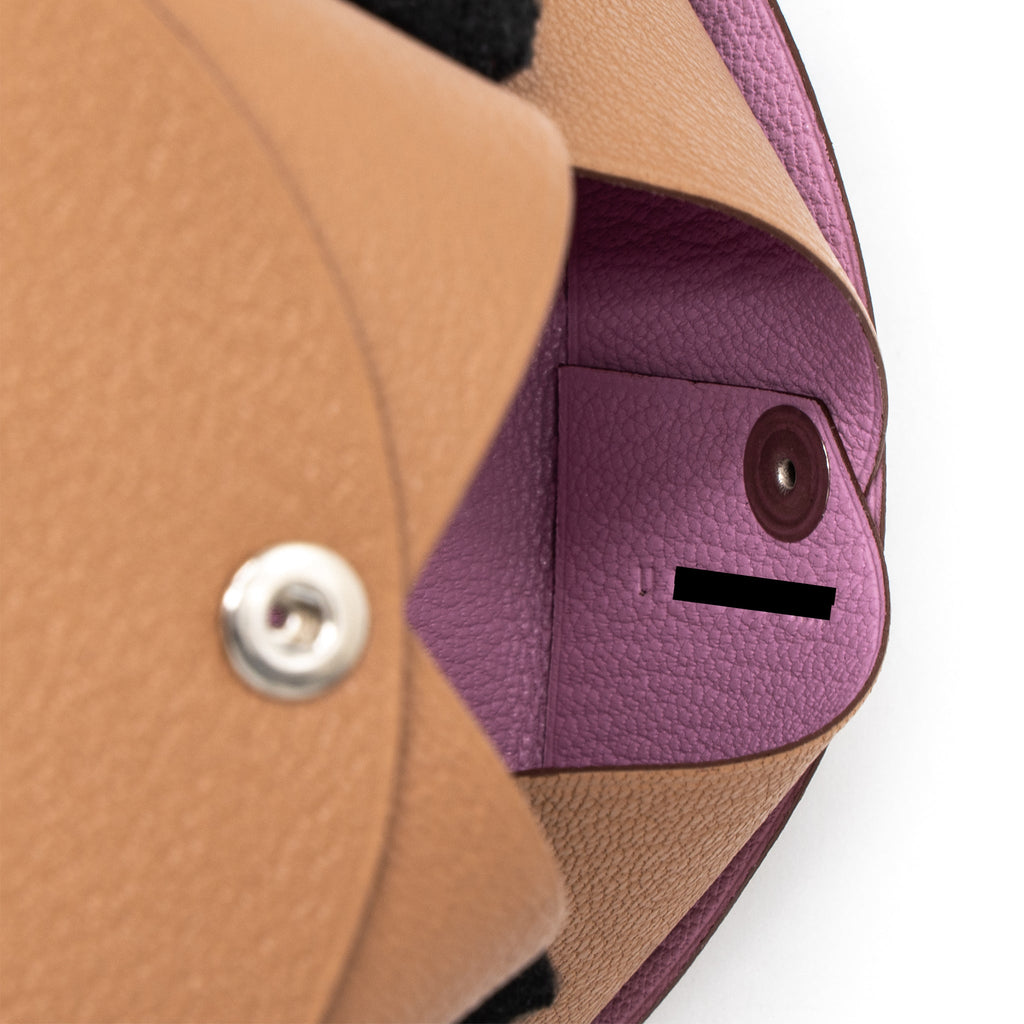 HERMES CALVI CARD HOLDER MYSORE QUEBRACHO/MAUVE SYLVESTRE SHW