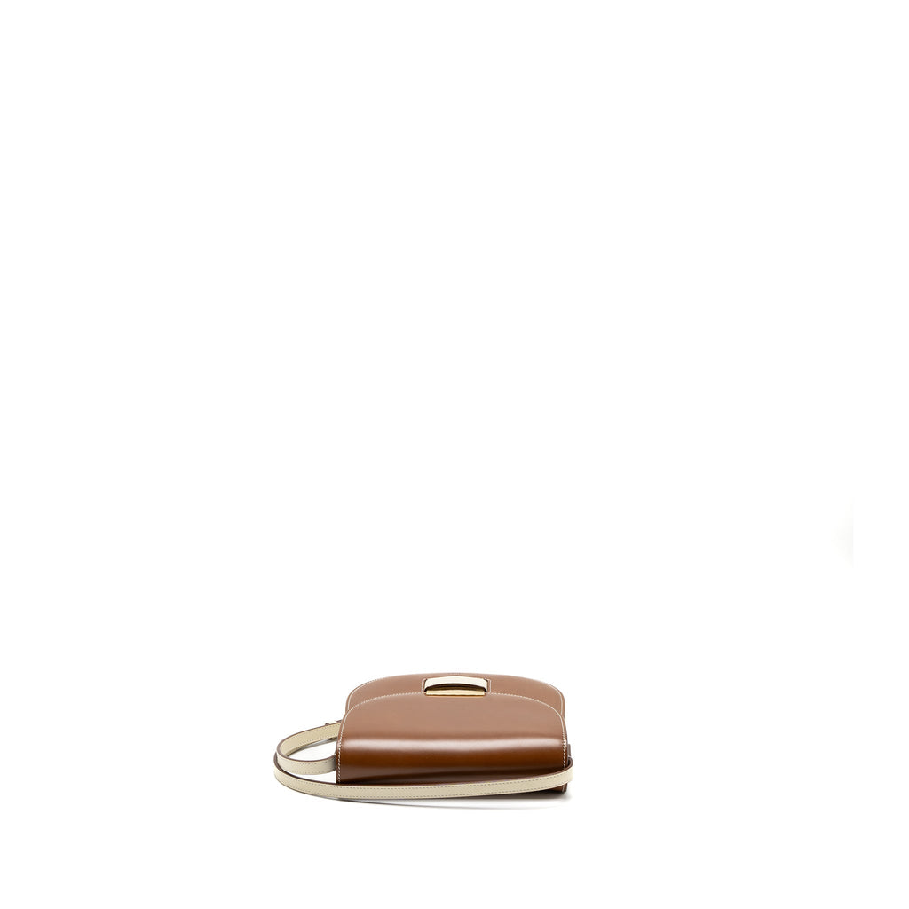 CELINE SMALL TROTTEUR BAG CALFSKIN BROWN/MULTICOLOUR GHW