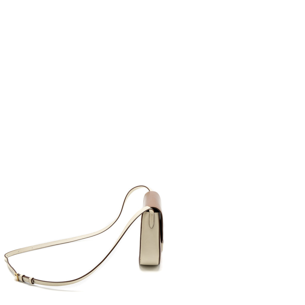 CELINE SMALL TROTTEUR BAG CALFSKIN BROWN/MULTICOLOUR GHW
