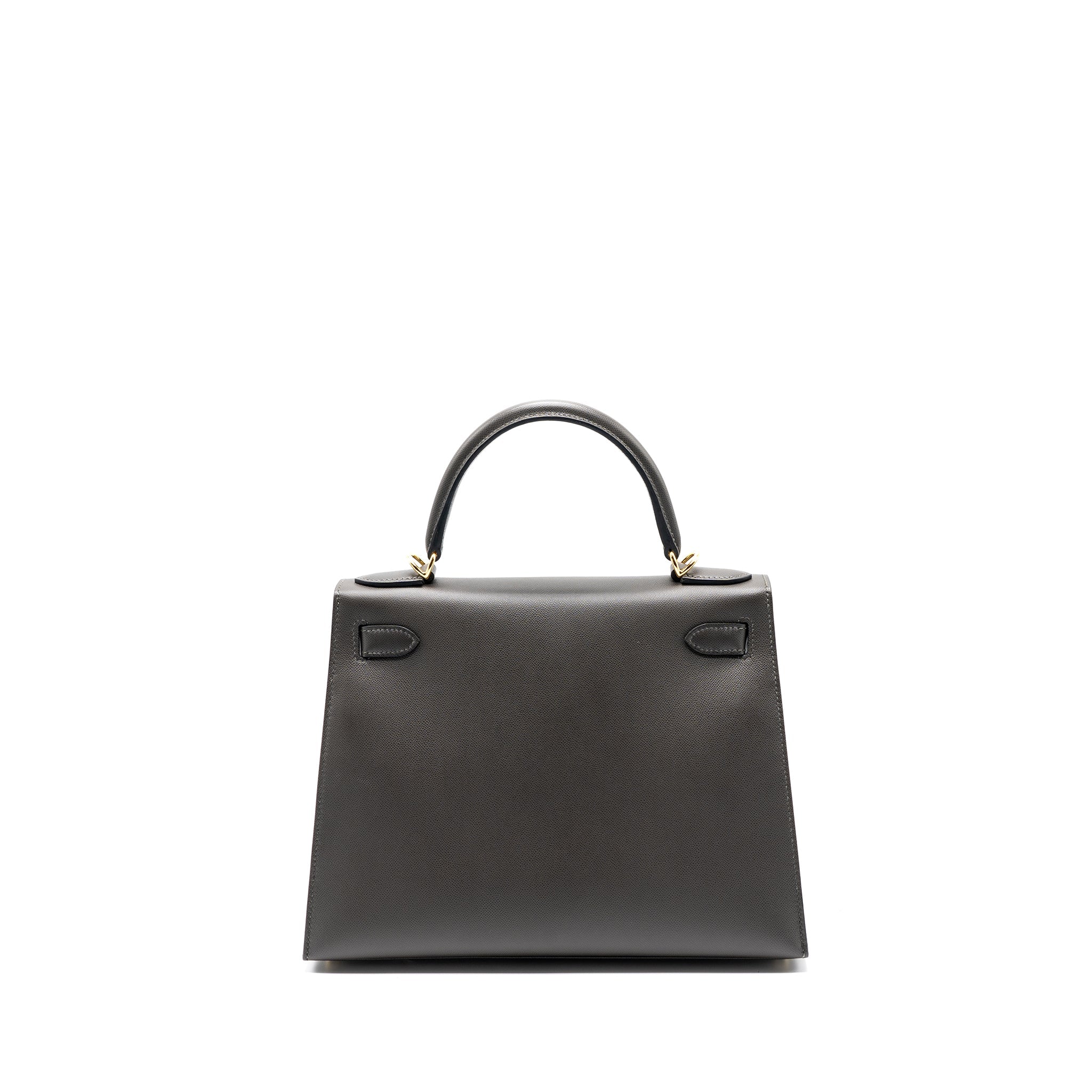 HERMES KELLY 28 MADAME LEATHER GRAPHITE GHW