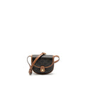 CELINE MINI BESACE IN TRIOMPHE CANVAS/CALFSKIN TAN GHW