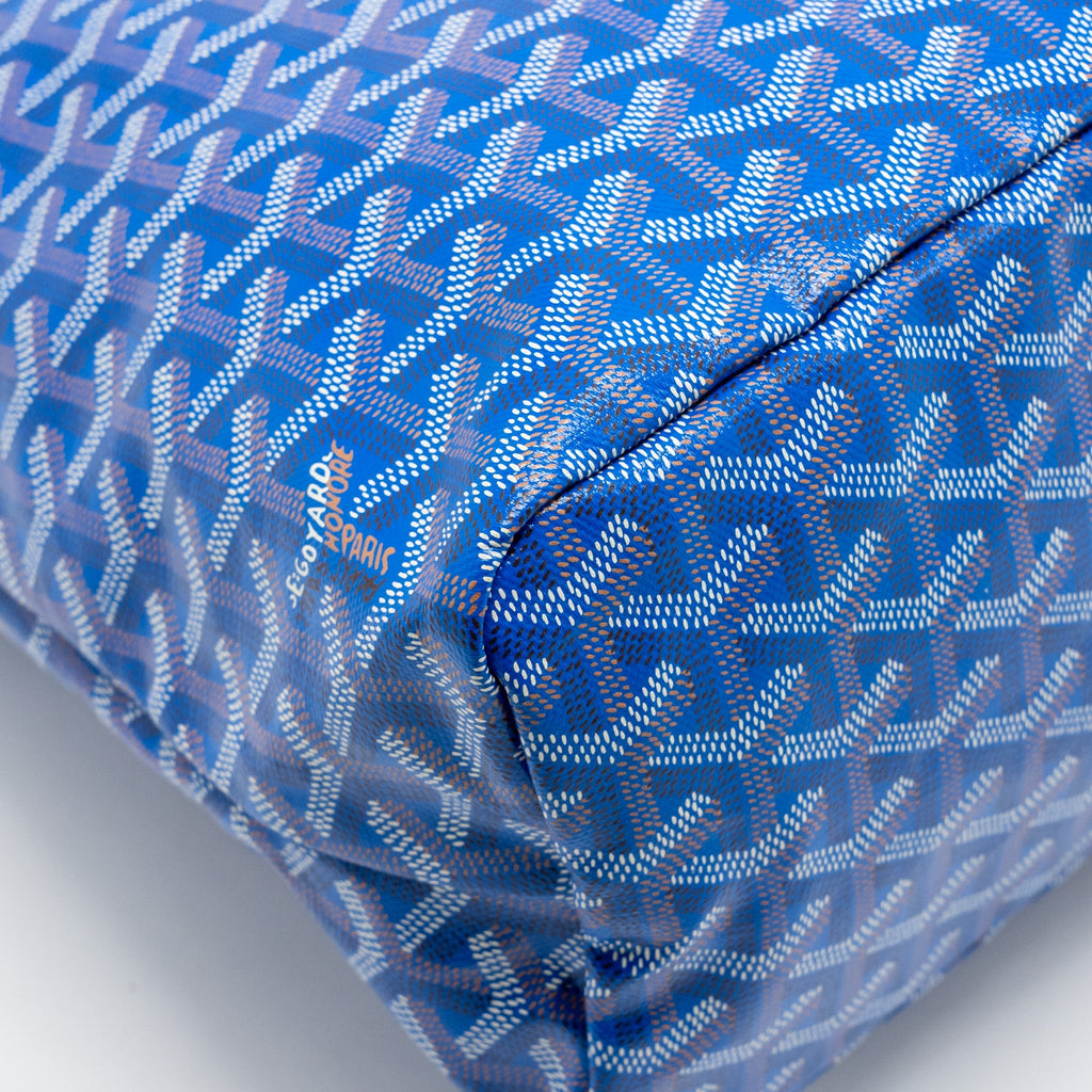 GOYARD BOHEME HOBO BAG GOYARDLINE CANVAS BLUE SHW