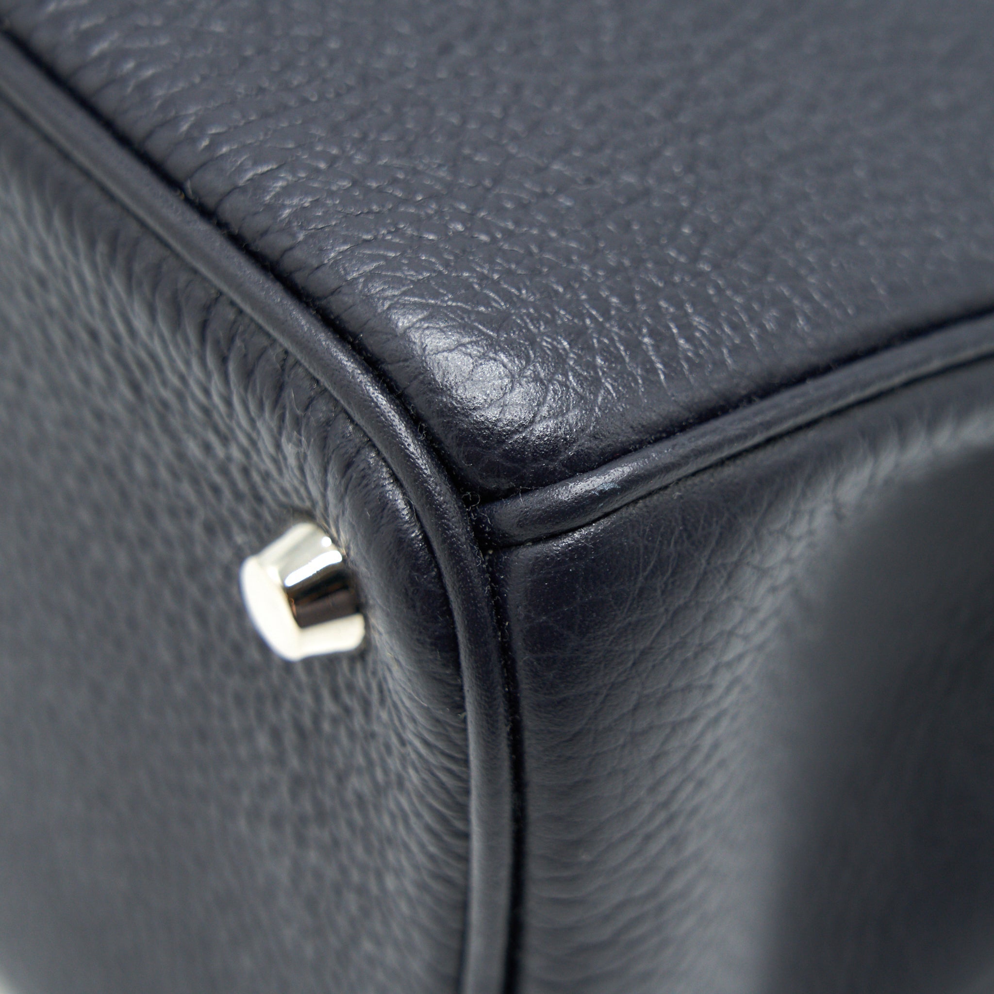 CHRISTIAN DIOR MEDIUM DIORISSIMO TOTE BAG BLACK GRAINED LEATHER SHW