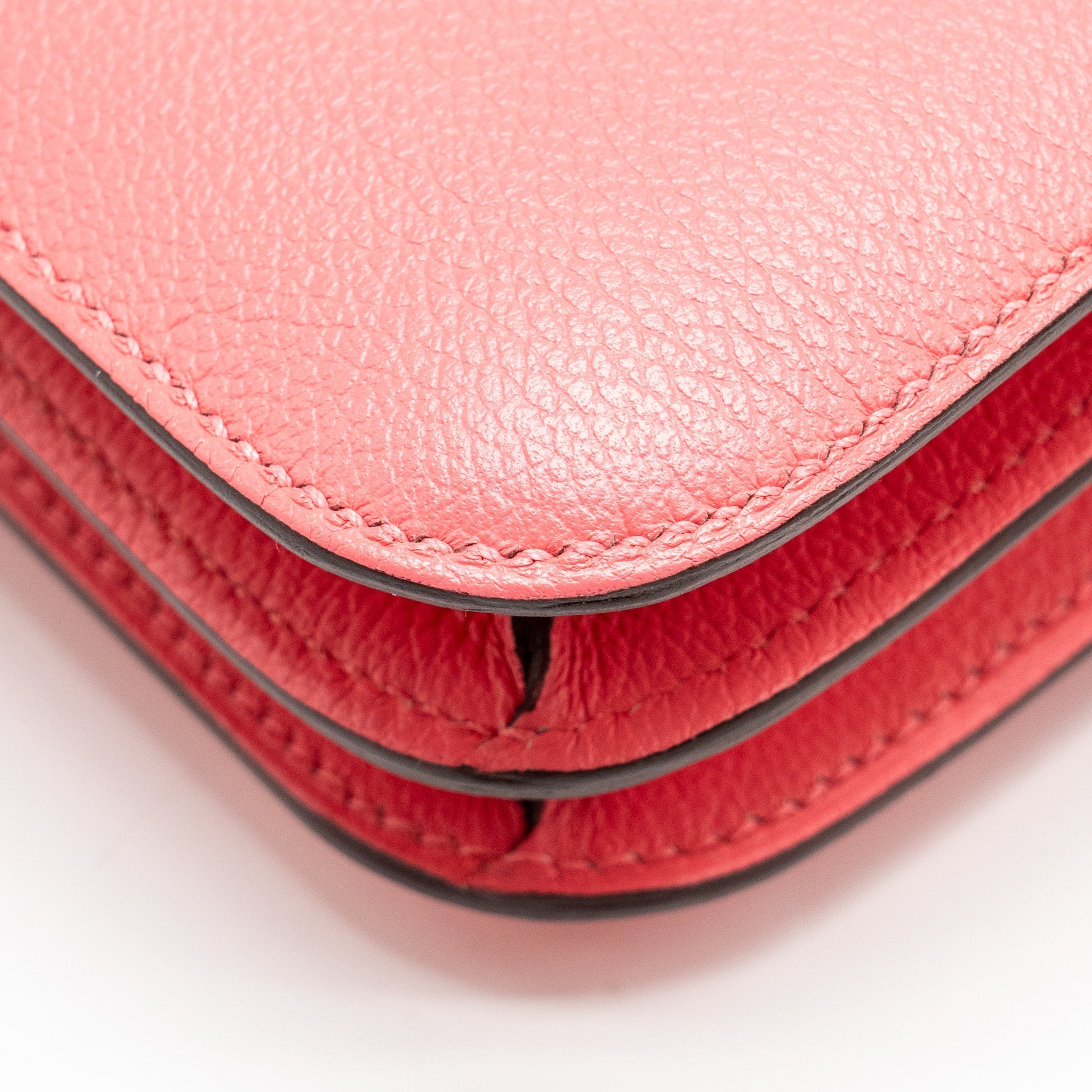 HERMES MINI CONSTANCE EVERCOLOR 8W ROSE AZALEE SHW
