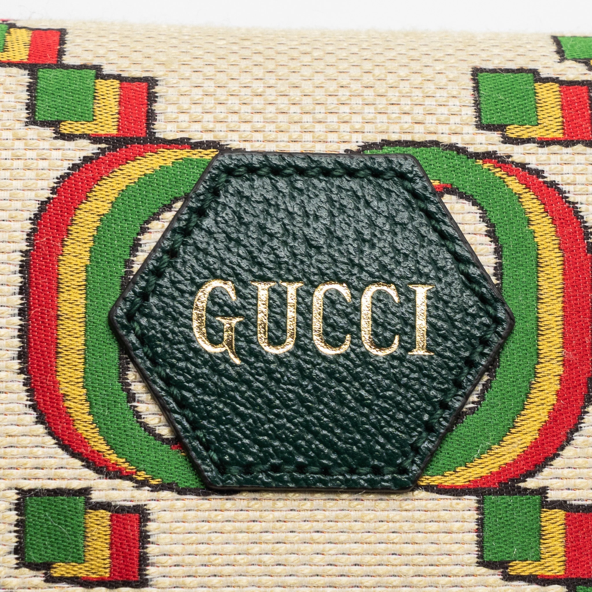 GUCCI BELT BAG CANVAS MULTICOLOUR GHW