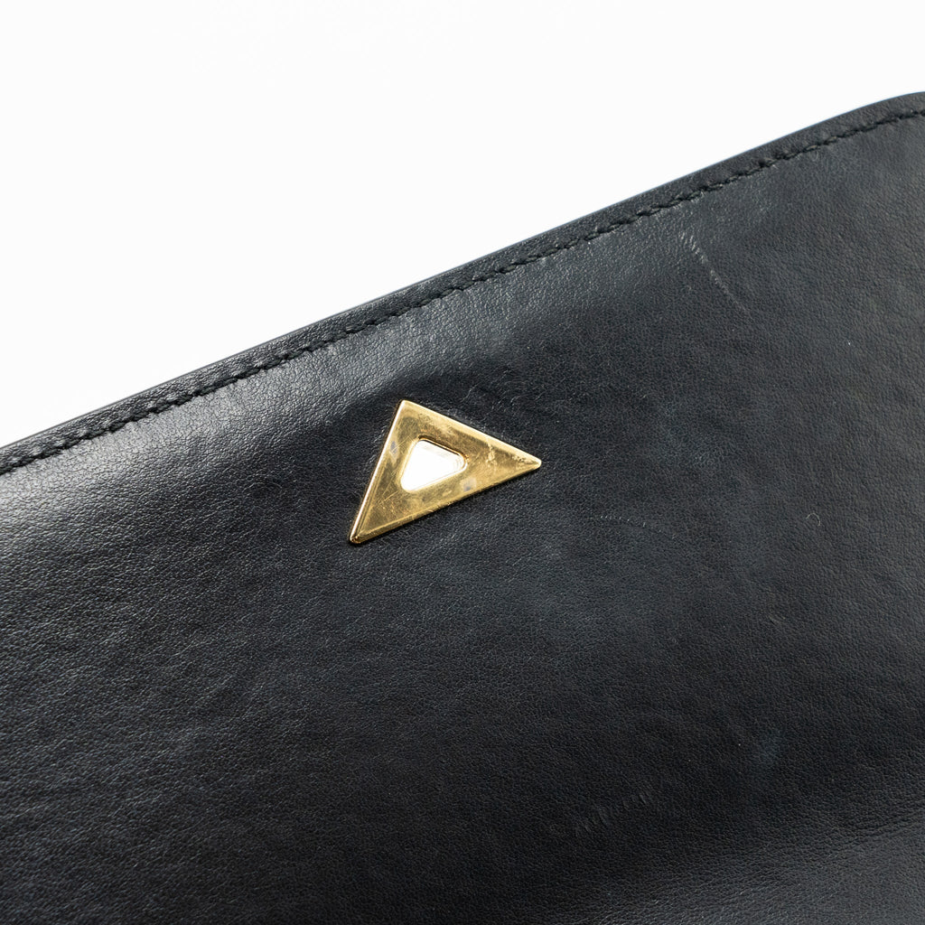 PRADA PATTINA IN PELLE CALFSKIN BLACK GHW