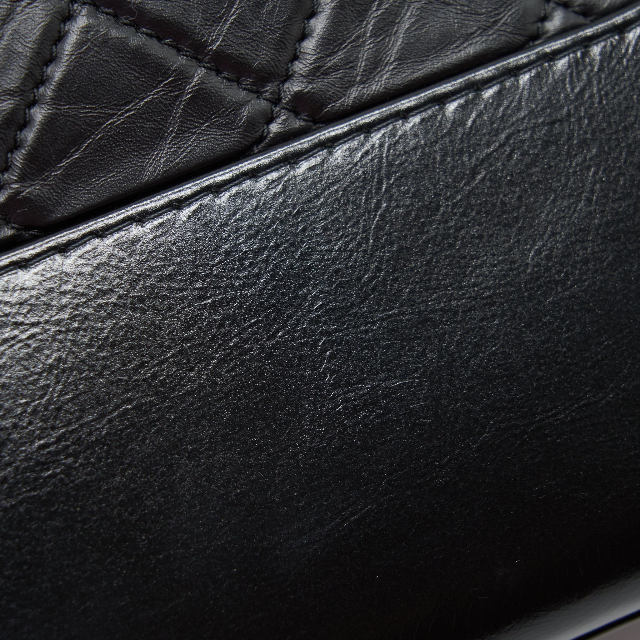 CHANEL MEDIUM GABRIELLE BAG CALFSKIN BLACK WITH MULTICOLOUR HARDWARE