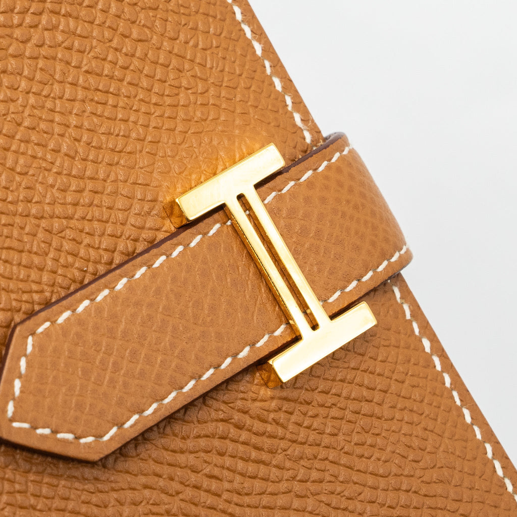 HERMES MINI WALLET EPSOM GOLD GHW