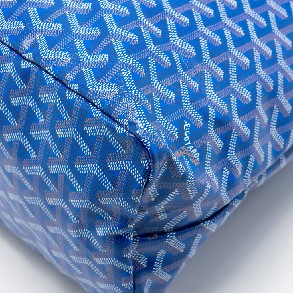 GOYARD BOHEME HOBO BAG GOYARDLINE CANVAS BLUE SHW