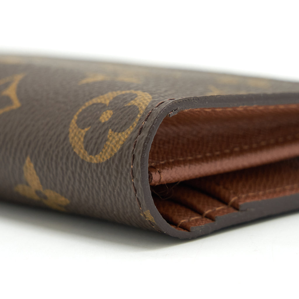 LOUIS VUITTON LONG WALLET MONOGRAM CANVAS GHW