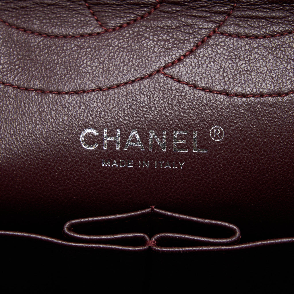 CHANEL 2.55 REISSUE 227 AGED CALFSKIN BLACK RUTHENIUM SHW