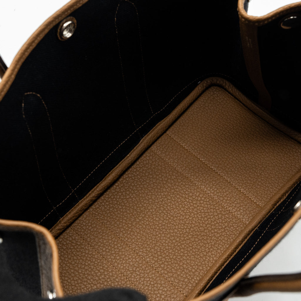 HERMES GARDEN PARTY 30 CANVAS/NEGONDA ALEZAN/BLACK SHW