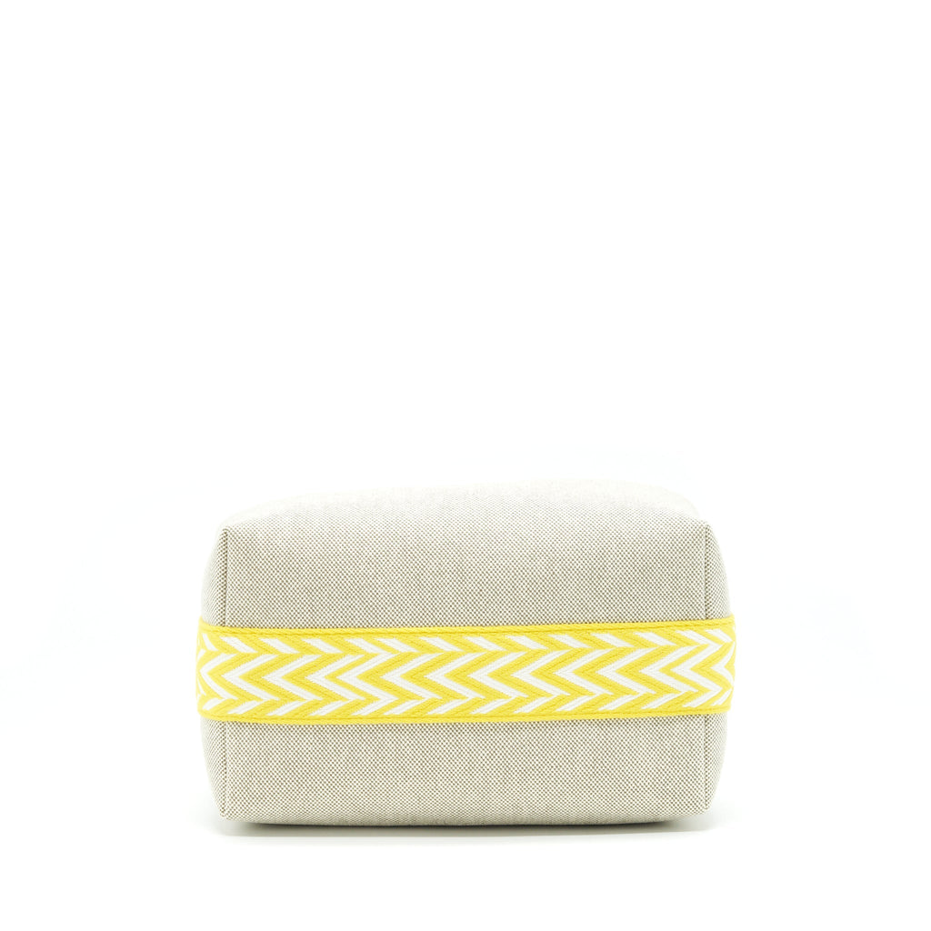 HERMES BRIDE-A-BRAC CASE, SMALL MODEL JAUNE CITRON