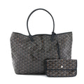 GOYARD ARTOIS PM TOTE CANVAS / CALFSKIN BLACK