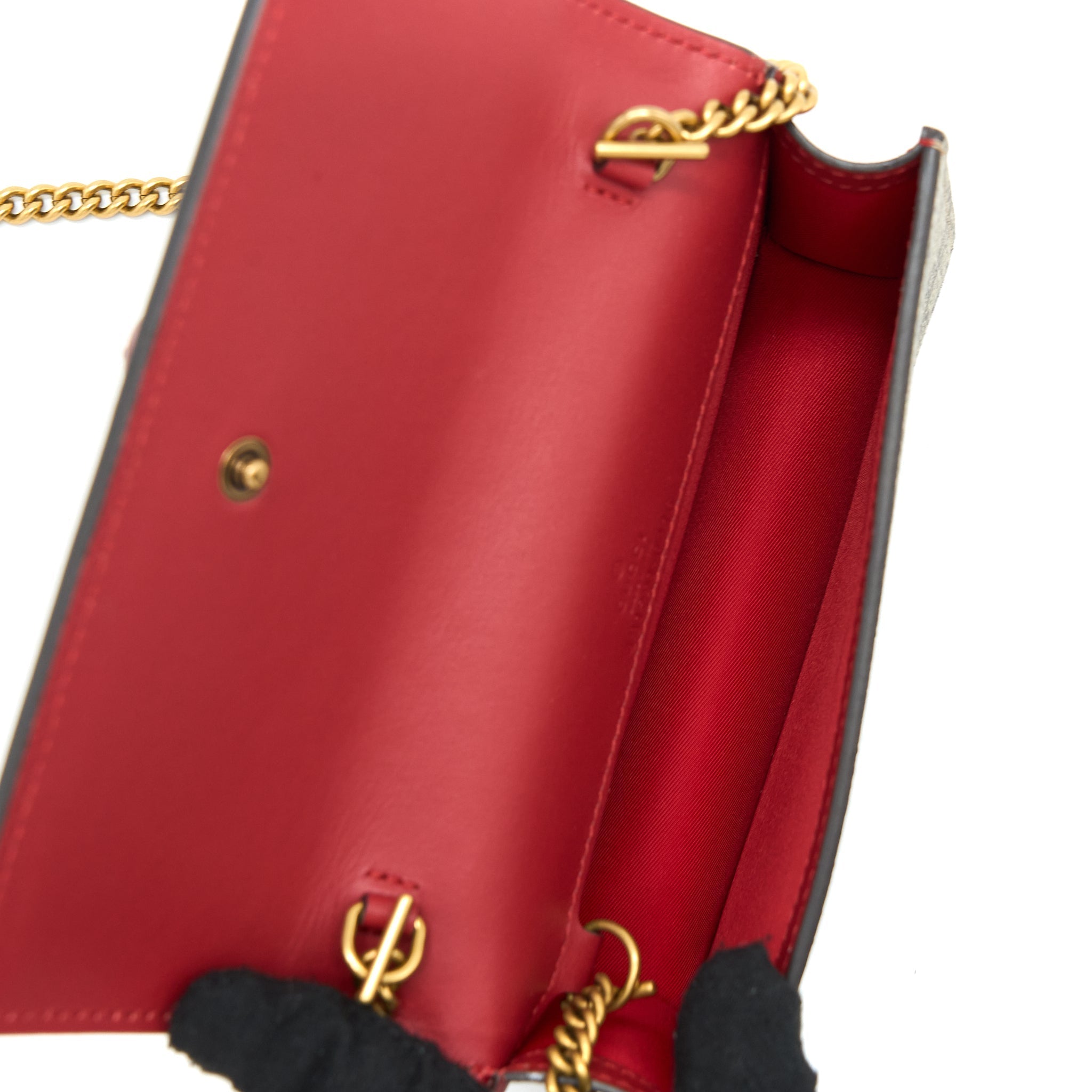 GUCCI SUPREME MINI BAG CHERRIES GG SUPREME CANVAS GHW
