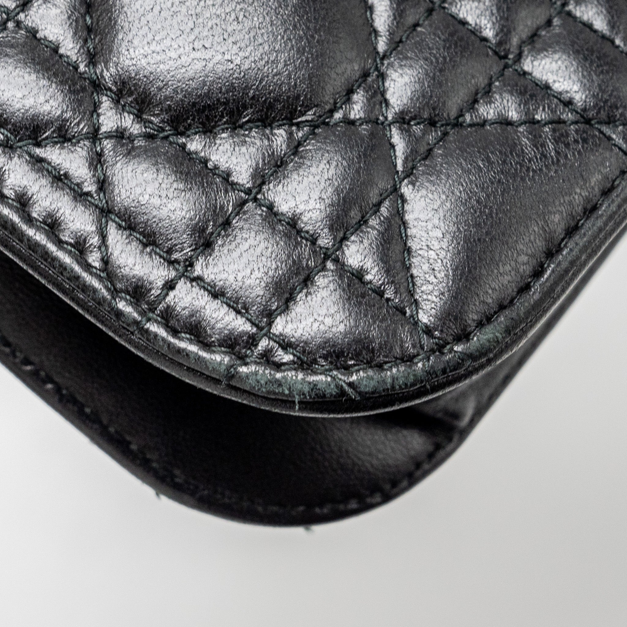 DIOR ADDICT FLAP BAG LAMBSKIN BLACK GHW