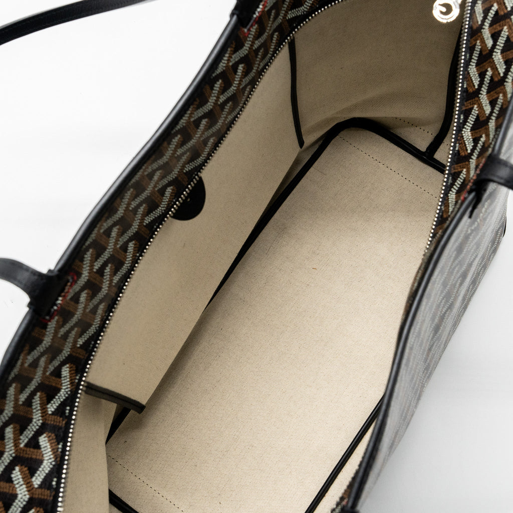 GOYARD ARTOIS TOTE GOYARDINE CANVAS BLACK SHW