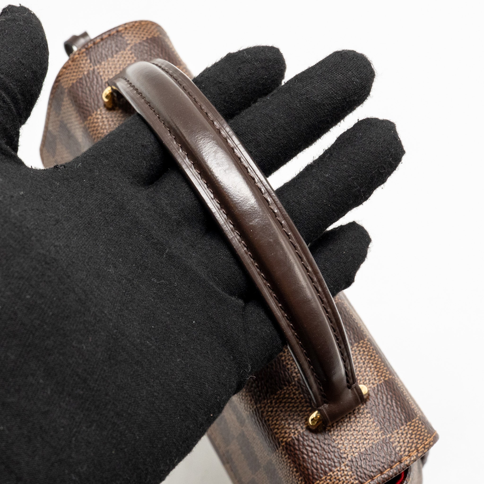 LOUIS VUITTON CROISETTE DAMIER EBENE CANVAS GHW