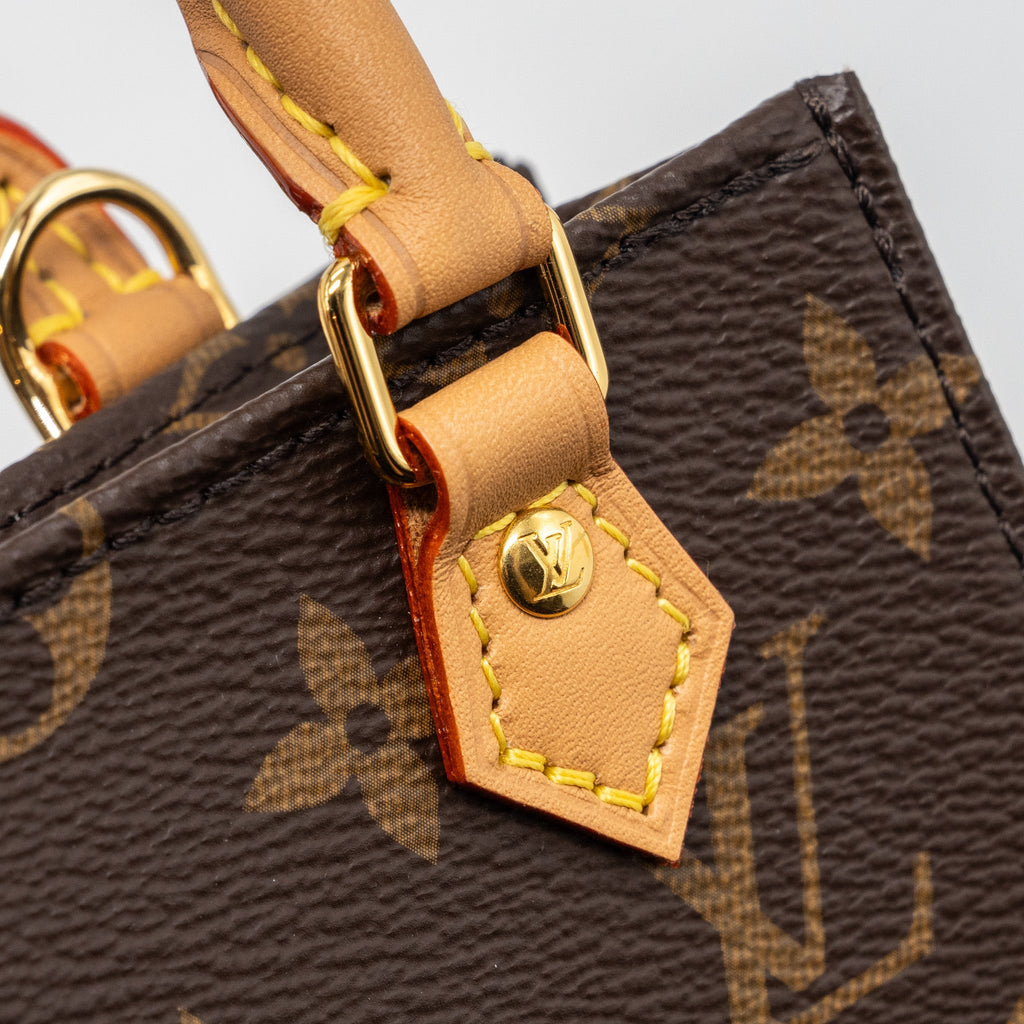 LOUIS VUITTON PETIT SAC PLAT MONOGRAM CANVAS GHW